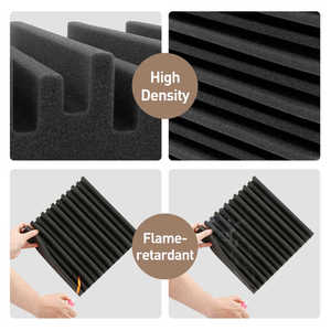 Tự dính chống cháy cách âm bọt tấm Acoustic bọt cho rạp hát tại nhà âm thanh hấp thụ tấm - Product Image 4