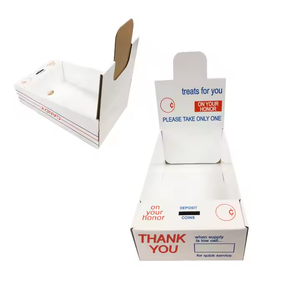 Promosyon için fabrika özel katlanabilir oluklu karton lolipop ekran kutusu bağış ve şeker sayacı raf kullanımı - Product Image 5