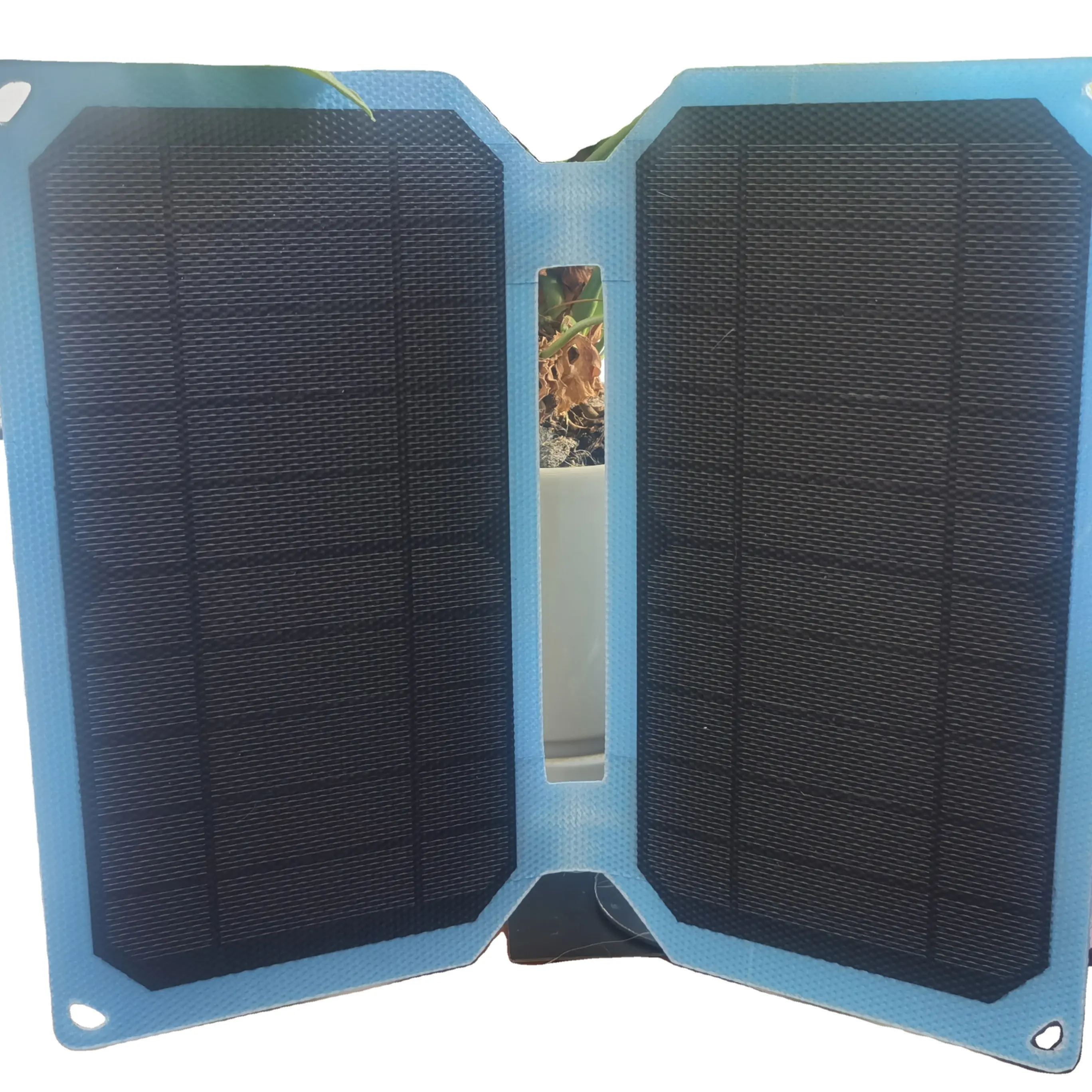 पोर्टेबल 10 डब्ल्यू सौर फोल्डिंग बैग लैपटॉप चार्जर फोल्डेबल सोलर पैनल