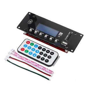 MP3-плеер декодер плата 5V-18V Беспроводной 5,0 автомобильный FM-радио модуль поддержка TF USB AUX 3,5 WMA-плеер декодер - Product Image 1