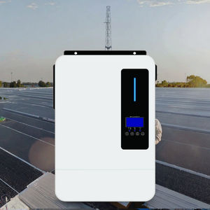 Saf sinüs dalgası 48V MPPT hibrid tek fazlı <span class=keywords><strong>Inverter</strong></span> 6.2KW 6200W ızgara kapalı ızgara güneş invertör yerleşik BMS LCD ekran - Product Image 6