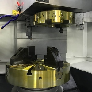 Máquina herramienta de torno vertical CNC VTC1200 de alta precisión con sistema de control GSK Fanuc, Centro de torneado vertical - Product Image 4