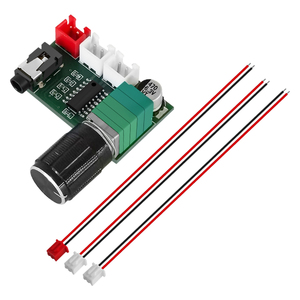 Placa de amplificador de potencia de salida doble de 3W, perilla de volumen Pam8403, entrada auxiliar y fuente de alimentación USB de 5V, amplificador Digital para altavoces - Product Image 4