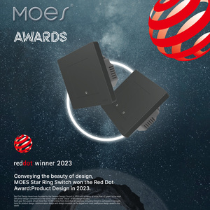 MOES New Star Ring Series Tuya Smart ZigBee3.0プッシュボタンスイッチ埋め込みライトタッチA Work with Alexa Google Home - Product Image 2