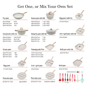 Sanlang cảm ứng Granite <span class=keywords><strong>Cookware</strong></span> sets Die Cast nhôm chậu và chảo không dính <span class=keywords><strong>Cookware</strong></span> Set cho nhà bếp nấu ăn - Product Image 4