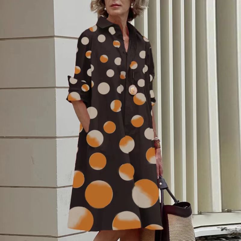 Yellow polka dots