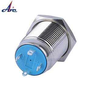 LED in metallo illuminato interruttore a pulsante 12V 24V per sistemi di controllo 4pin pulsante - Product Image 5