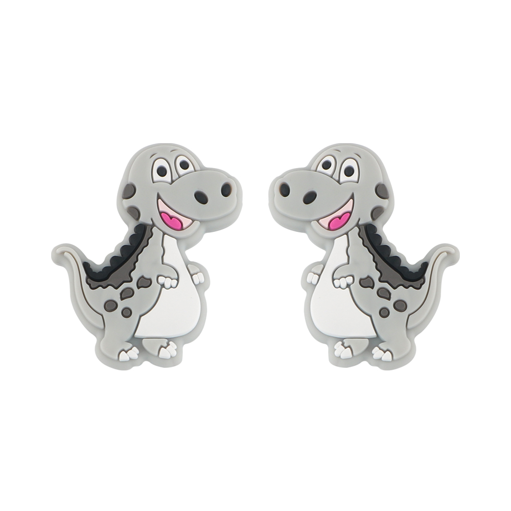 Grano focal animal del dinosaurio SA284 gris claro
