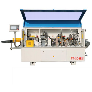 TingTing TT-308DS otomatik yüksek hızlı kenar bantlama makinesi yapıştırma ile son kesim ince düzeltme kazıma parlatıcı - Product Image 1
