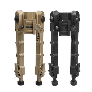 Aluminum Alloy Outdoor Hunting Stabilizer Suitable for Shooting Aiming V9 Telescoping Bracket QD 20-21mm <strong>Mount</strong> Hunting <strong>Bipod</strong> - Product Image 1