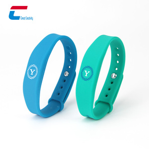 防水数字名片nfc腕带linq手链v3智能nfc和qr技术带可调nfc wrest带 - Product Image 1