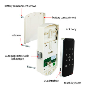 電子コードロッカーロックスマートセキュリティデジタルキーレススマート工場 - Product Image 6