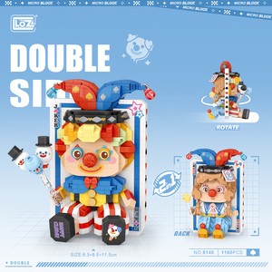 LOZ Mini yapı taşları 8140-8141 karikatür melek şeytan komik aksesuarları modeli oyuncak çocuklar için 5 ila 7 yıl şenlikli Gi - Product Image 3