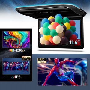XTRONS 11.6&quot; 8 Core 32G Android <strong>LCD</strong> Monitors 1920*1080 8K Video HD-MI <strong>RCA</strong> <strong>Input</strong> Roof Car Monitor for Toyota Alphard Vellfire