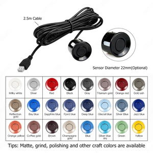 GuardianPARK 4-Sensor 360 ° Detección de obstáculos para el sistema de sensor de estacionamiento de seguridad de punto ciego