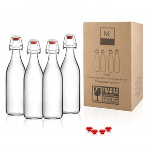 Khuyến Mãi 250Ml 500Ml 750Ml 1L Chai Nước Thủy Tinh Xoay Hàng Đầu - Product Image 1