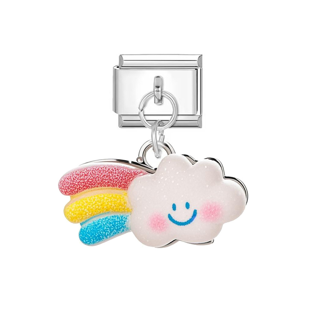 Clouds-module with silver buckle