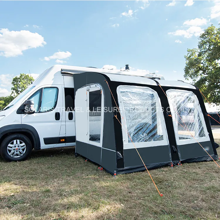 Toldo inflable de aire personalizado para caravana, tienda de campaña para autocaravana, toldos inflables para conducir y toldos para vehículos