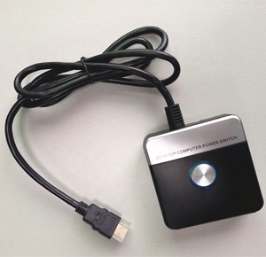 Chiave meccanica all'ingrosso Computer Desktop esterno Power On Off LED PC Power Switch Button Extension per Boot della scheda madre - Product Image 6