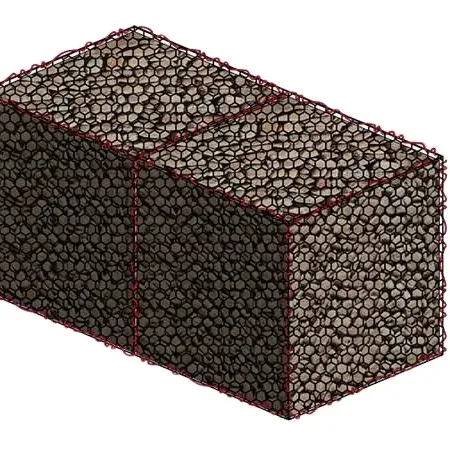 גביון ארוג משושה מגולוון כלוב אבן רשת תיל רשת גביון מפעל למכירה גביון אבן משושה ארוג