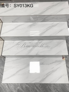 Grandeur Marble Pattern Staircase Porcelain Tile with 1.2 Meter Long Storey Houses Restaurants Hotels Home <strong>Penthouses</strong>