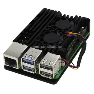 Ahududu Pi 5 Metal ısı dağılımı durumda çift Fan nötr çin yapılan Pi5 arka kapak konut - Product Image 1