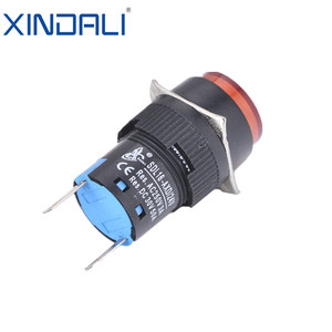 XDL16-AXD 24vプラスチックスプリングリターンインジケーターライトプッシュボタンミニ電気スイッチ - Product Image 2
