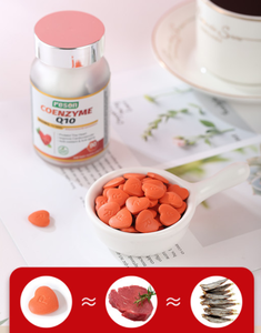 CoQ10ピルヘルスケア製品ビーガンハラール300mg1000mg原料コエン酵素q10錠 - Product Image 6