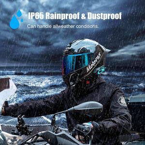 FreedConn Intercom TMAX PRO Motorcycle Group Hablando con sistema FM IP65 6 Riders 1000M Motocicleta Bluetooth Intercom - Product Image 6