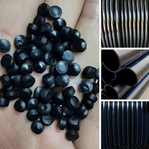 管道级纯HDPE PE100黑色颗粒/HDPE PE 100树脂高密度聚乙烯纯HDPE PE100 - Product Image 2