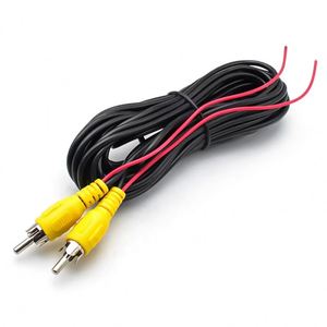 Fabrika AV RCA kablosu 6M 10M 15M 20M için dikiz kamera Video tetik tel bağlantı araba park dikiz monitör - Product Image 1