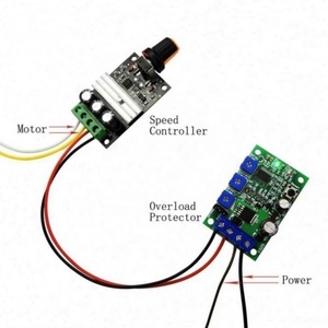 DC 6V-28V 10A larghezza modulazione PWM 6V 12V 24V motore controllo velocità cortocircuito motore bloccato interruttore di protezione da sovracorrente - Product Image 4