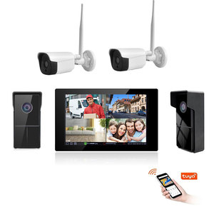 Multi-language Apartment Ip <strong>Video</strong> <strong>Intercom</strong> for 2 Outdoor Station 2`Camera Support 4-Split Screen Smart Wifi <strong>Video</strong> <strong>Intercom</strong> Syete - Product Image 1