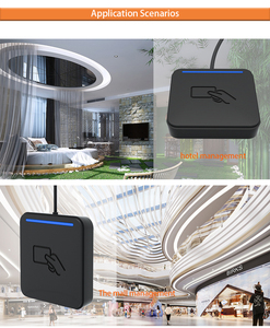 Langstrecken-Zweifrequenz-Lesegerät mit 125kHz und 13,56 MHz RFID-Kartenleser RFID-UHF-Desktop-Lesegerät - Product Image 5
