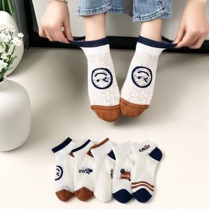 Custom Logo Patterned Cartoon <strong>Socks</strong> Thin Knitted Designer <strong>Socks</strong> with Crew Length Anti-Bacterial Feature for Summer-Wholesale - Product Image 2