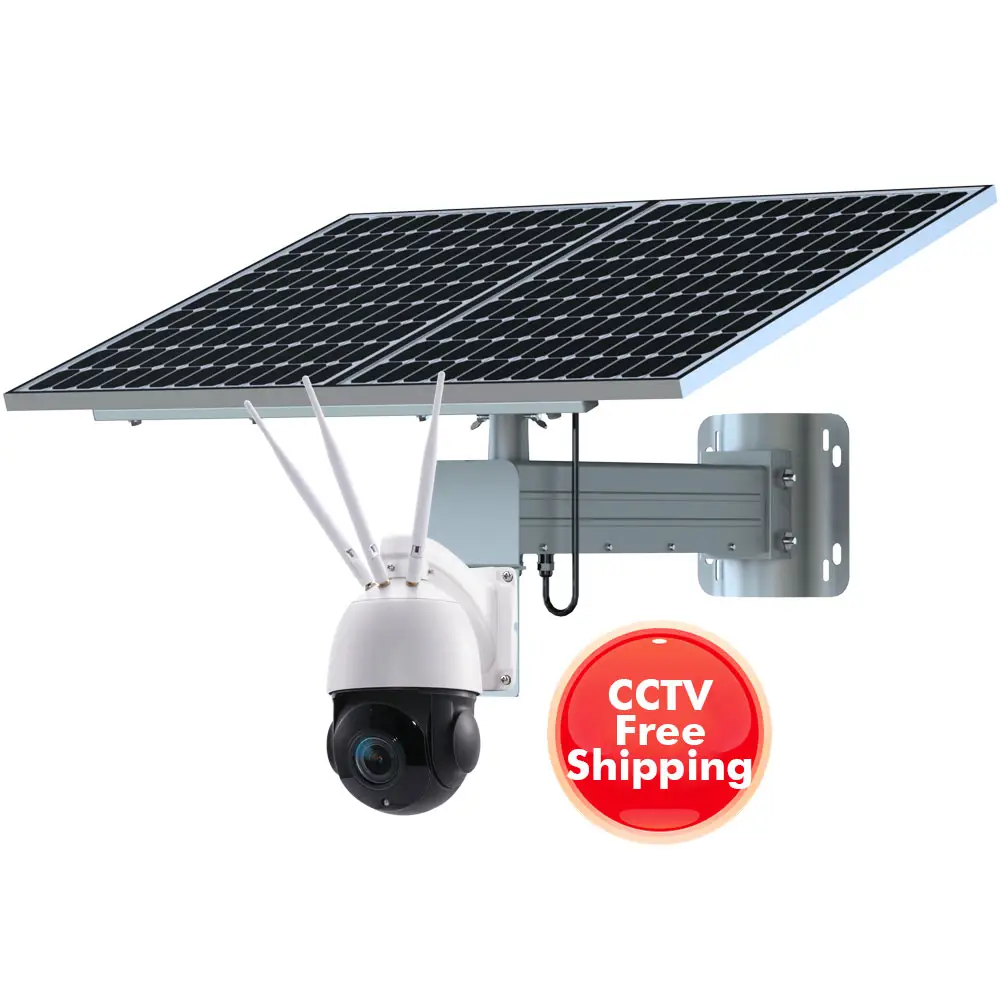 TecDeft HD 1080P PTZ Solar Panel Powered 8MP 30X Optical Zoom Wifi Wireless Security 3G 4G Lte Cctv Camera Solar Energy Systems