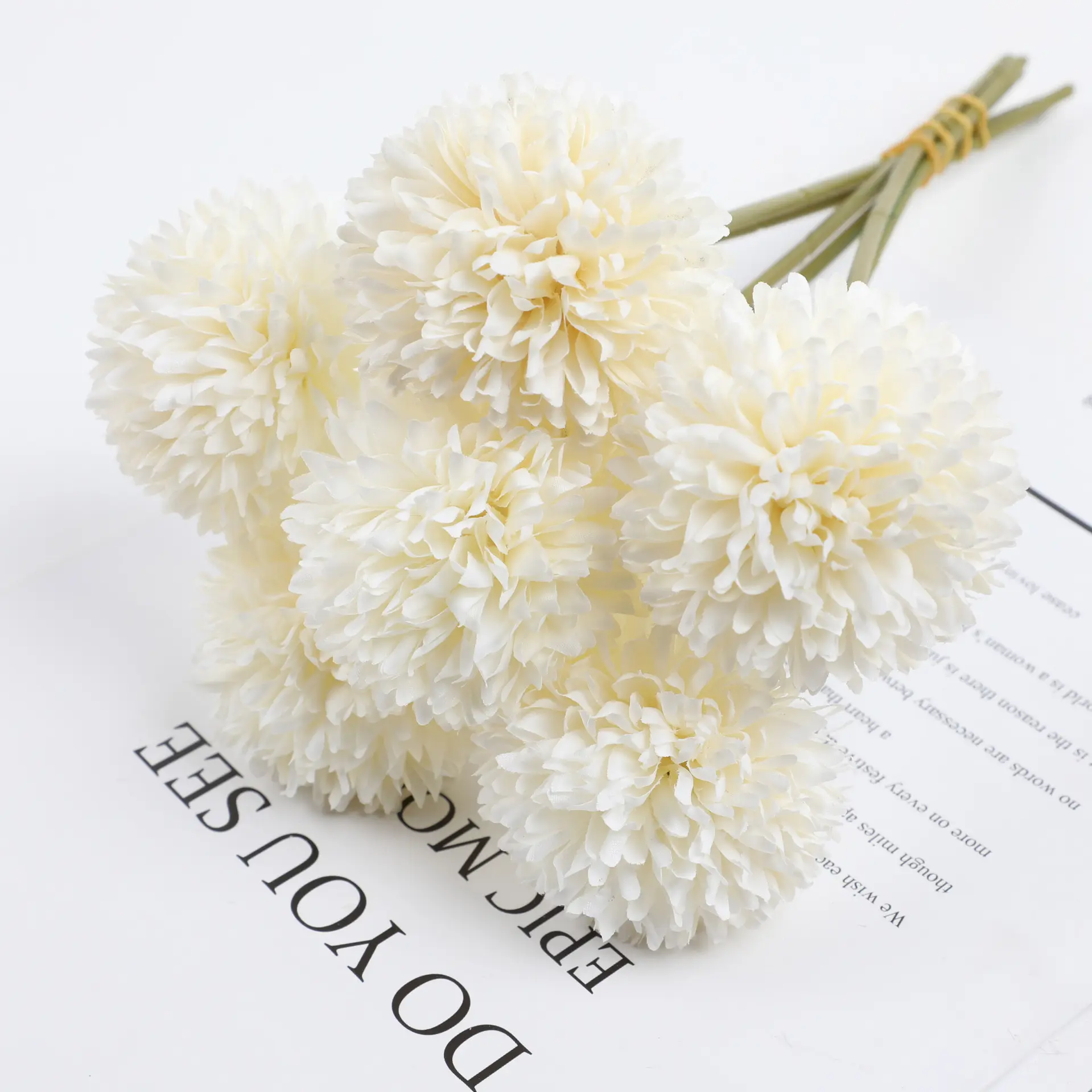 Vendita calda crisantemo bulbo fiori artificiali piante per la decorazione matrimonio artificiale