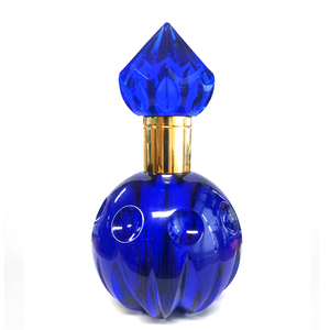 Bán hàng nóng Nhà cung cấp nhà máy Uniq hình dạng chai nước hoa tinh thể màu chai nước hoa thủy tinh - Product Image 2