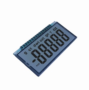 7 segment nach oem lcd display 5 charakter lcd display TN positive transparent 3V 16 pin lcd für elektronische skala - Product Image 1