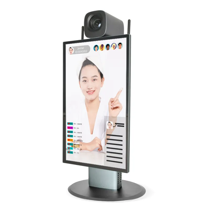 Piesia Professional Broadcast Video Streaming All In One 15.6inch 10 Point Capacitive Touch Screen Live Stream Machine