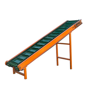 BTSSD Green PVC Belt Conveyor for <strong>Loading</strong> &amp; <strong>Unloading</strong> Climbing Conveyor for Fiber Cutter Equipment