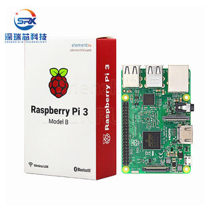 Orijinal ahududu Pi 3B + 4 çekirdekli sensör ile başlangıç kiti PC iletişim ve ağ geliştirme kurulu için Python paketi