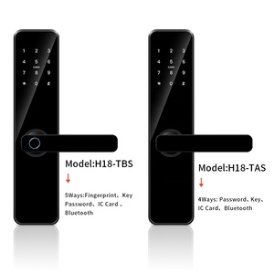 Smart Digital Lock Finger abdruck leser Tastatur Aluminium für Holz WiFi Fernbedienung IP Connectivity Cloud für Home Hotel - Product Image 4