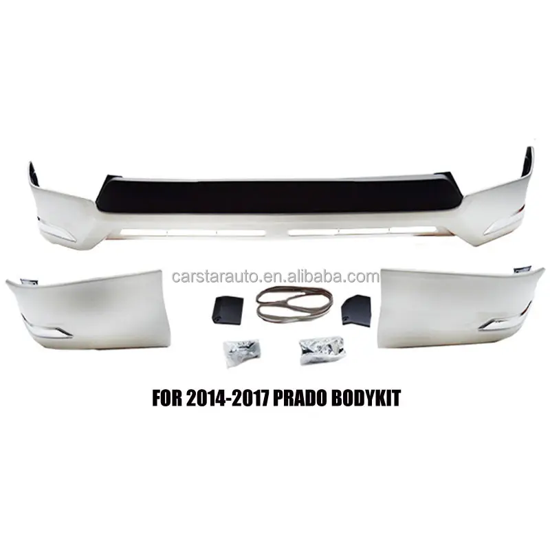 auto parts body kit Front Rear bumper lip for land cruiser Prado FJ150 2014 -2017 Prado bodykit