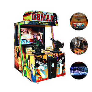 ランボシューティングゲーム機コイン式アーケードシミュレーターターゲットシューティングゲーム機2Pアミューズメントセンター用