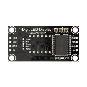 TM1637 0.56 "LED Display digitale tubo decimale 7 segmento 4 cifre orologio doppio Display a punti Driver seriale modulo - Product Image 6