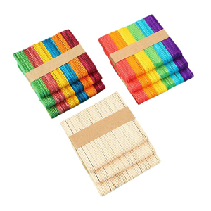 114mm biểu tượng tùy chỉnh in Stackable bền vững giá rẻ gỗ Ice Cream Sticks Popsicle Craft <span class=keywords><strong>Stick</strong></span> - Product Image 6
