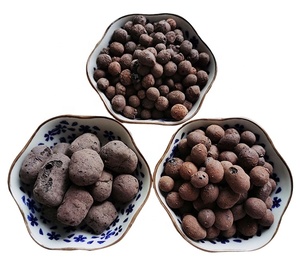 多功能陶粒球颗粒用于水处理轻质膨胀骨料二手建筑施工