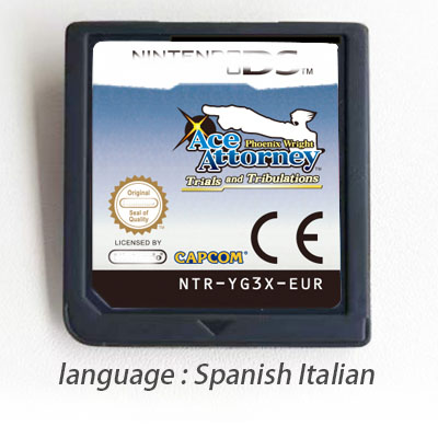 Ace Attorney Trials et Tribulations Espagnol, Italien