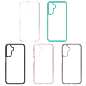 三星Galaxy A05S透明设计的2合1豪华防刮TPU和PC防摔透明手机壳 - Product Image 1